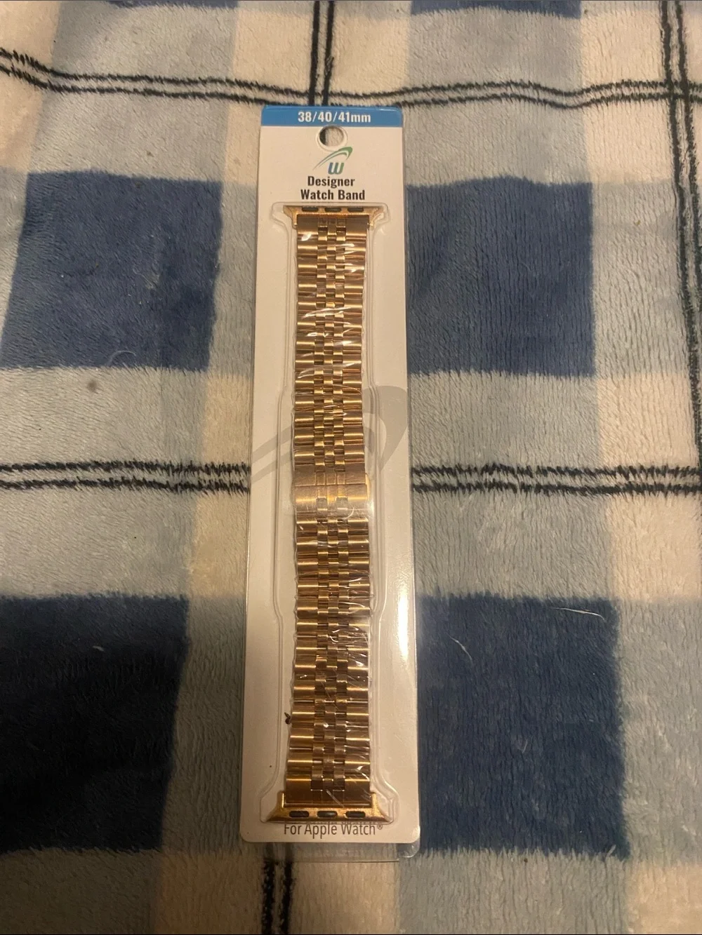 Gold Stainless Steel Watch Band for 38/40/41mm Apple Watch